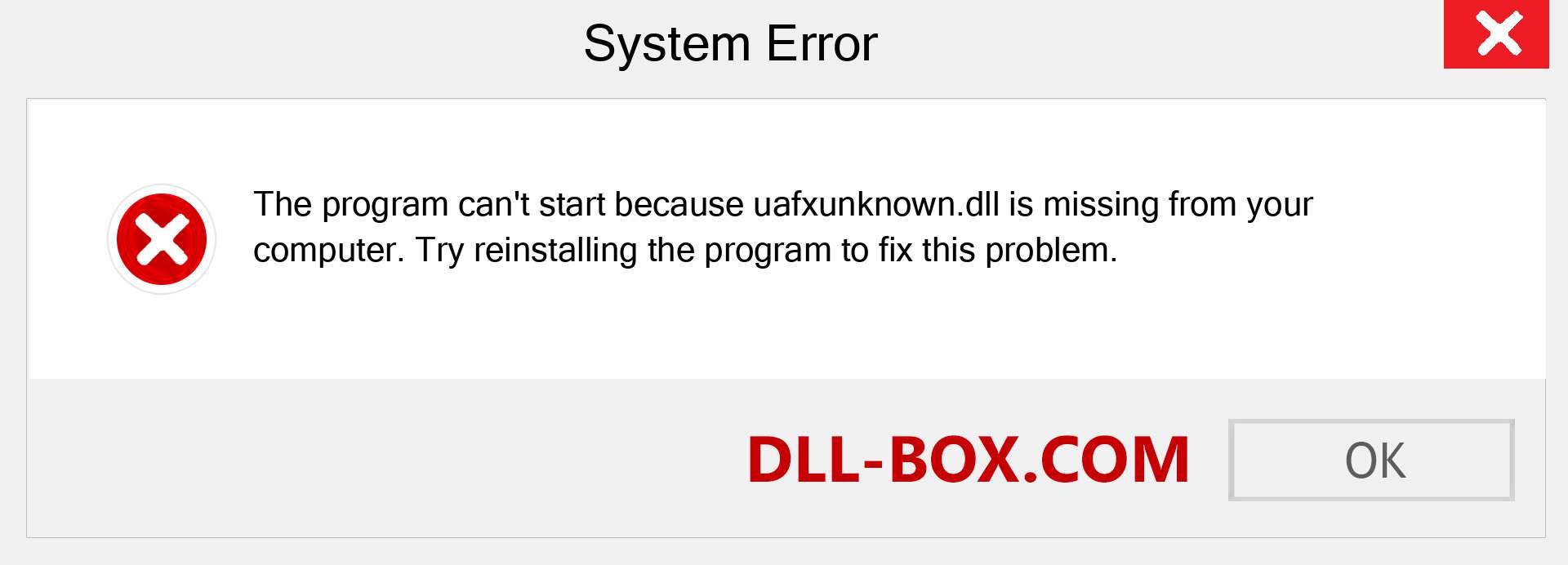  uafxunknown.dll file is missing?. Download for Windows 7, 8, 10 - Fix  uafxunknown dll Missing Error on Windows, photos, images